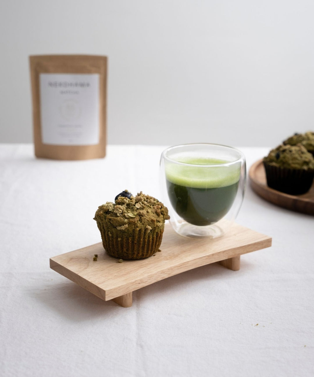 Blueberry Matcha Muffins Nekohama International